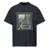 Front-facing view of a navy blue men’s box-fit t-shirt featuring a structured silhouette and classic crew neckline. Set against a neutral background, the shirt’s bold color and clean lines reflect the confident, minimalist aesthetic of the Designer Travis Scott series—blending music-inspired design with urban fashion sensibility.