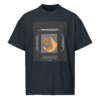 Front-facing view of a navy blue men’s box-fit t-shirt with a structured silhouette and classic crew neckline. Set against a neutral background, the shirt’s bold color and clean lines reflect the confident, minimalist aesthetic of the Designer Travis Scott series—merging urban fashion with music-inspired design.