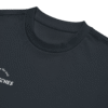 Front-facing view of a men’s box-fit t-shirt in navy blue, featuring a structured silhouette, relaxed sleeves, and classic crew neckline. Displayed against a neutral background, the shirt’s deep tone and clean lines reflect Rap Stitches’ music-inspired streetwear—blending everyday comfort with bold, minimalist style.