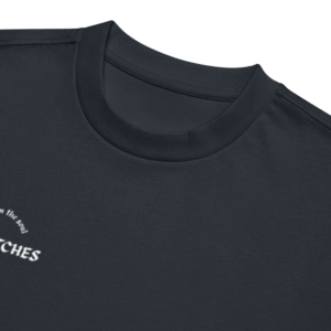 Front-facing view of a men’s box-fit t-shirt in navy blue, featuring a structured silhouette, relaxed sleeves, and classic crew neckline. Displayed against a neutral background, the shirt’s deep tone and clean lines reflect Rap Stitches’ music-inspired streetwear—blending everyday comfort with bold, minimalist style.