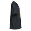 Right-angled front view of a navy blue men’s box-fit t-shirt with a structured silhouette and classic crew neckline. Set against a neutral background, the shirt’s bold color and clean lines evoke a confident, minimalist streetwear aesthetic—part of the Designer Travis Scott series inspired by music culture and urban fashion.